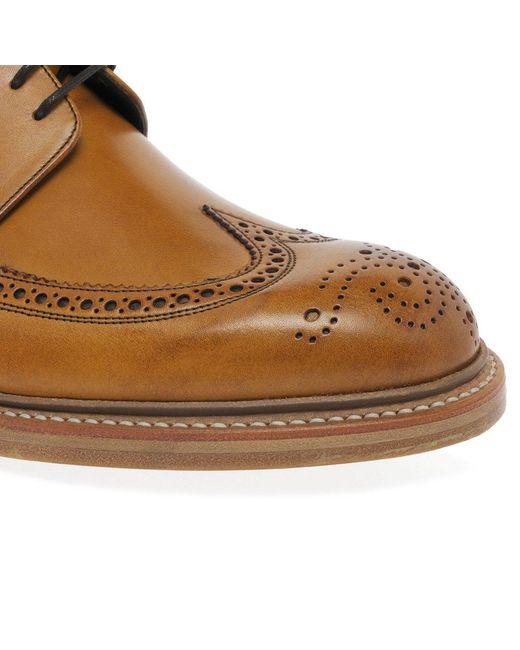 Barker Brown Men's Leather 'bailey Ii' Wing Tip Brogues for men