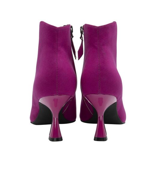Lotus Purple Amelia Ankle Boots