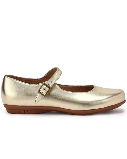 Hotter Brown Mary Jane Shoes