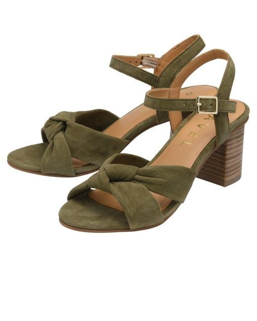 Ravel Metallic Balne Heeled Sandals