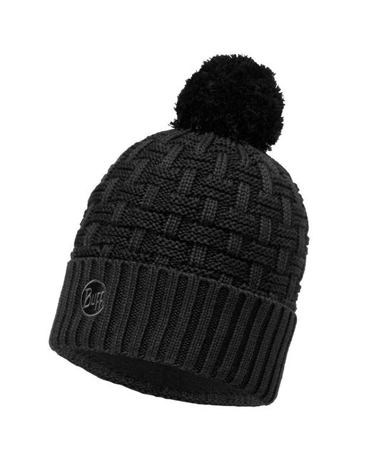 Buff Black Airon Knitted Hat