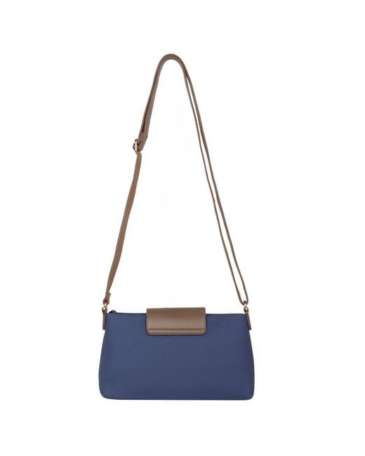 David Jones Blue Belfort Messenger Bag