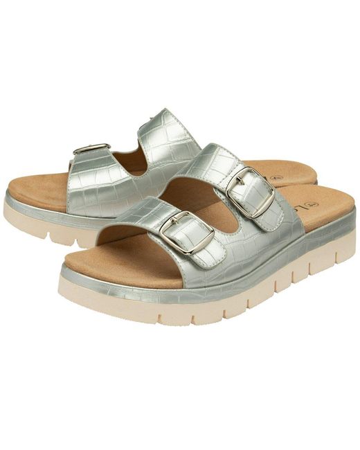 Lotus Metallic Linari Sandals Size: 3 / 36