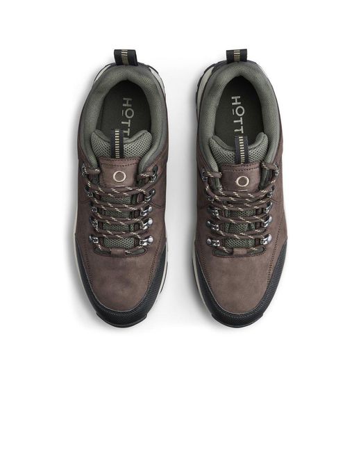 Hotter Black Mission Wp Shoes for men