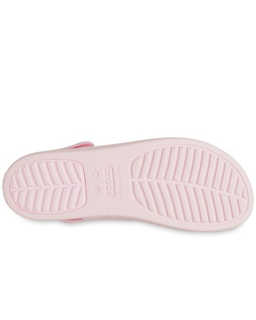CROCSTM Pink Brooklyn 4U Wedge Sandals