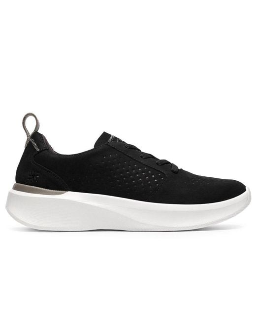 Clarks Black Solevana Style Trainers for men
