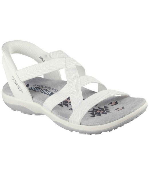 Skechers Metallic Reggae Slim Stretch Flex Sandals