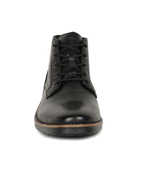 Rieker Black Borne Boots for men