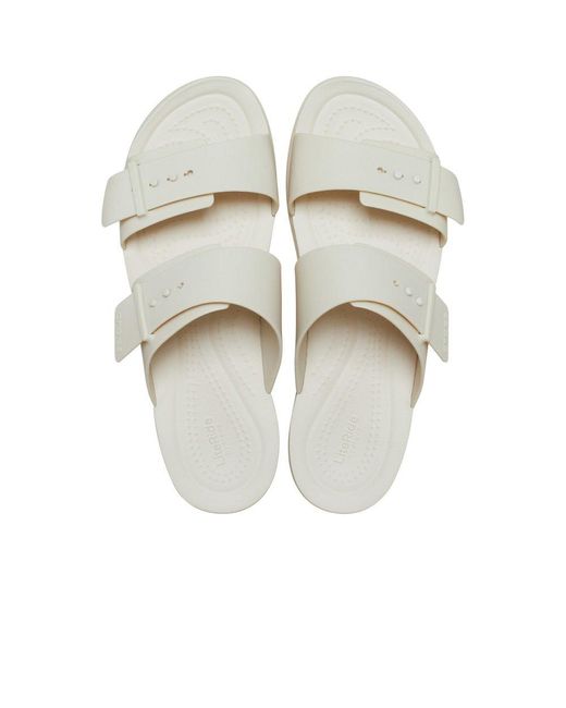 CROCSTM Metallic Brooklyn Buckle Low Sandals