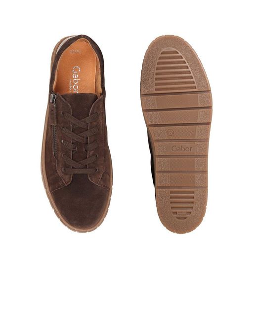 Gabor Brown Ferry Trainers