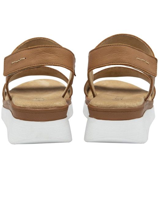 Lotus Brown Facchini Sandals