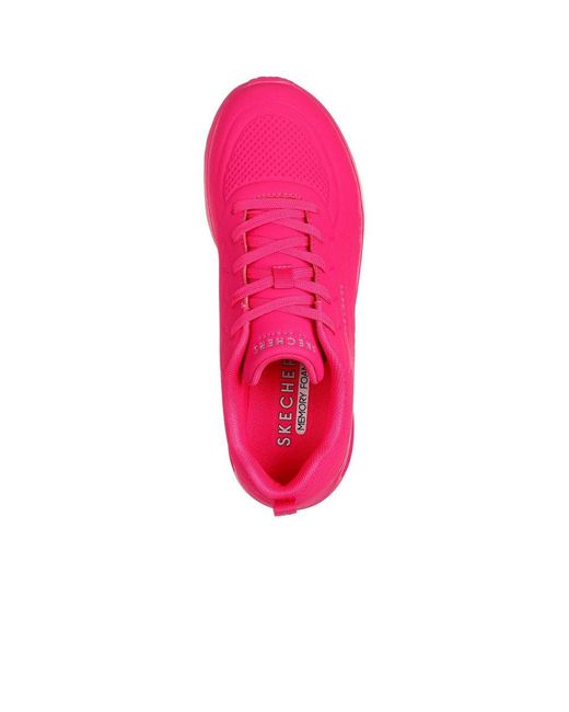 Skechers Pink Uno Lite Lighter One Trainers Size: 3