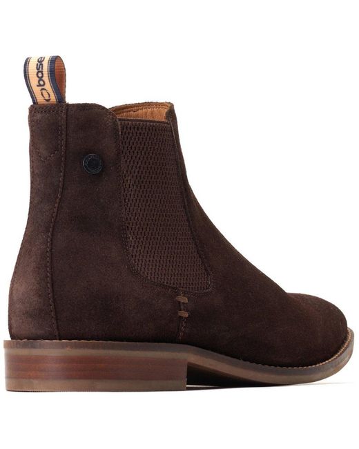 Base London Brown Virgil Chelsea Boots for men