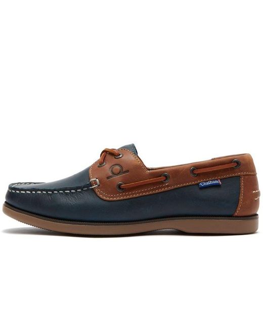 Chatham Brown Whitstable Boat Shoes for men