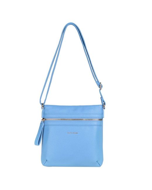 David Jones Blue Boat Messenger Bag