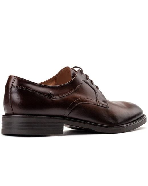 Base London Brown Sleeve Lace Up Shoes for men