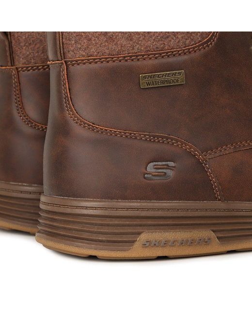 Skechers Brown Cavell Waterproof Boots for men