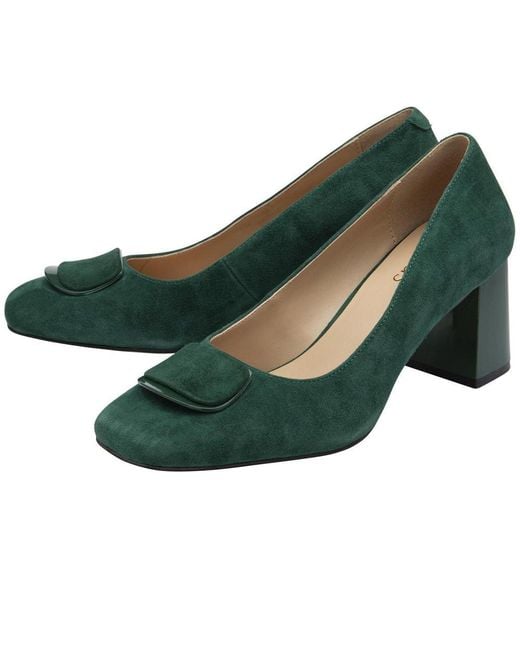 Lotus Green Allegra Court Shoes
