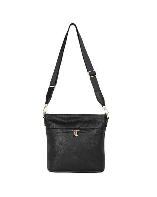 David Jones Black Nice Iii Messenger Bag