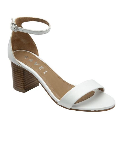 Ravel Metallic Callie Heeled Sandals