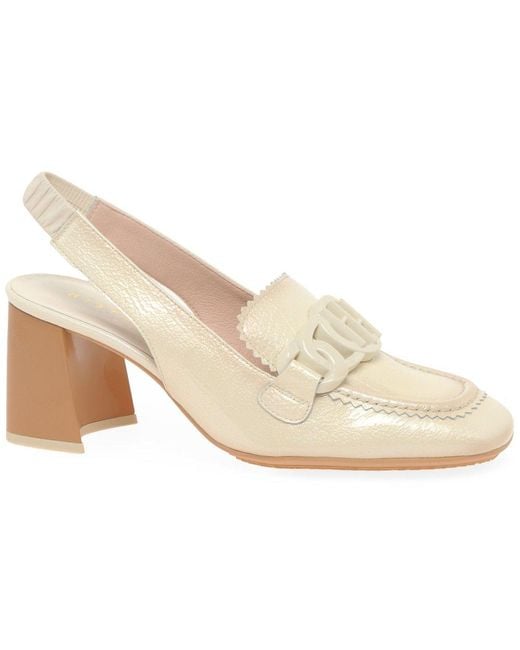 Hispanitas White Malta Link Open Court Shoes