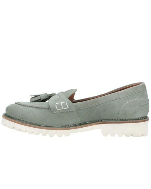 Hush Puppies Gray Ginny Loafers