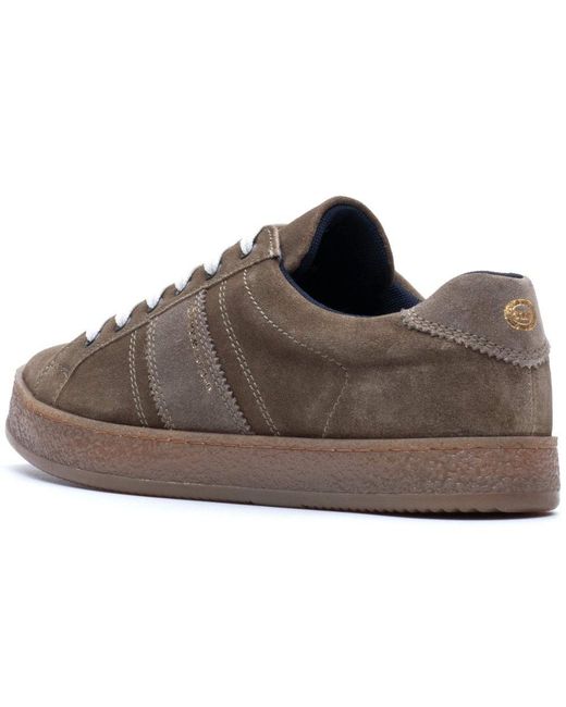 Base London Brown Hopper Cupsole Trainers for men