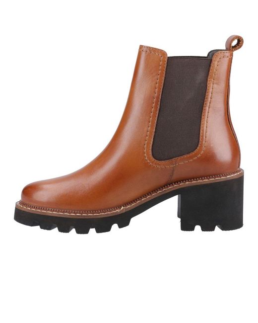 Hush Puppies Brown Gaia Chelsea Boots