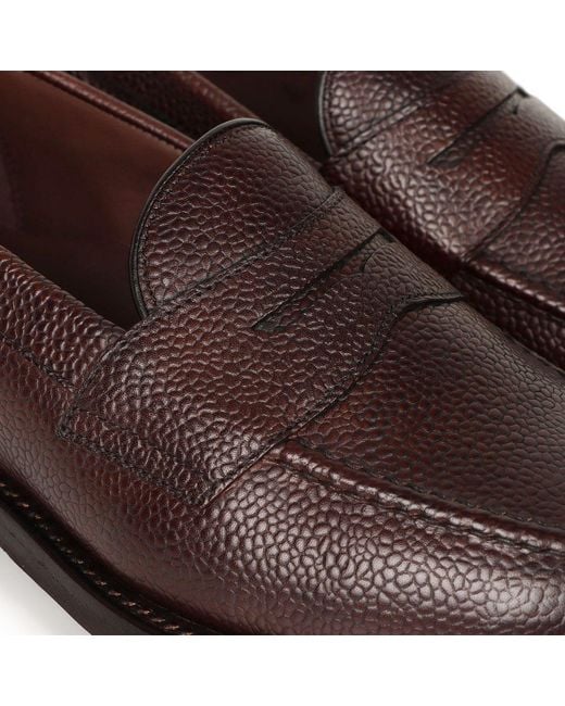 Loake Brown Imperial &Apos;S Penny Loafers Burn Lea for men