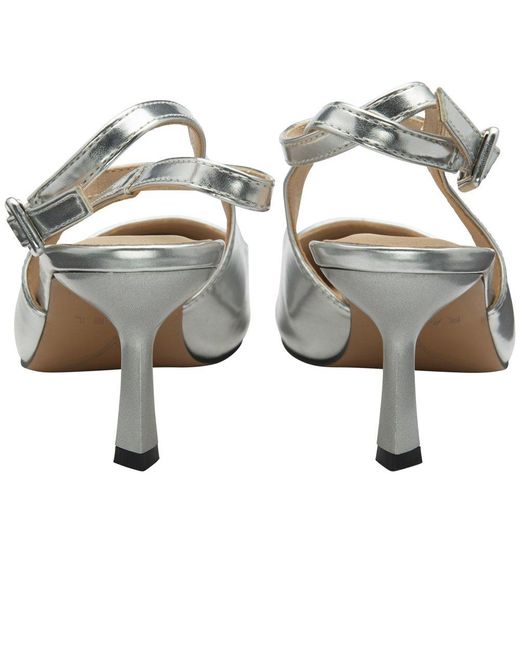 Ravel Metallic Catrine Slingback Court Shoes