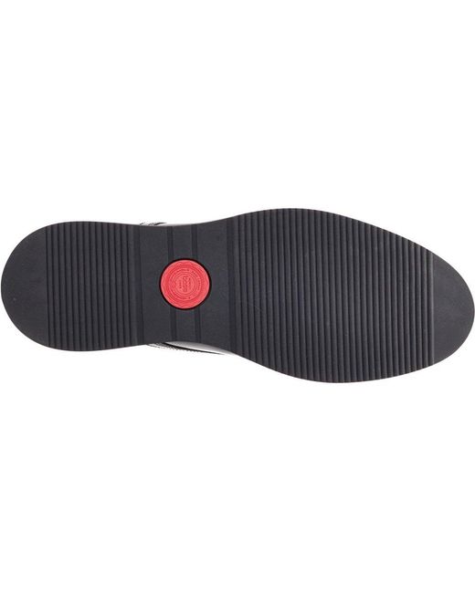 Base London Black Roly Plain Toe Derby Shoes for men