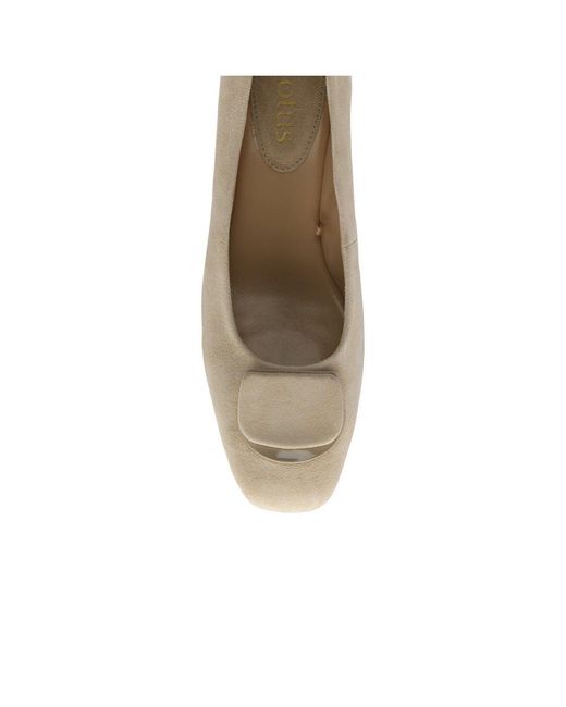 Lotus White Valentina Pumps