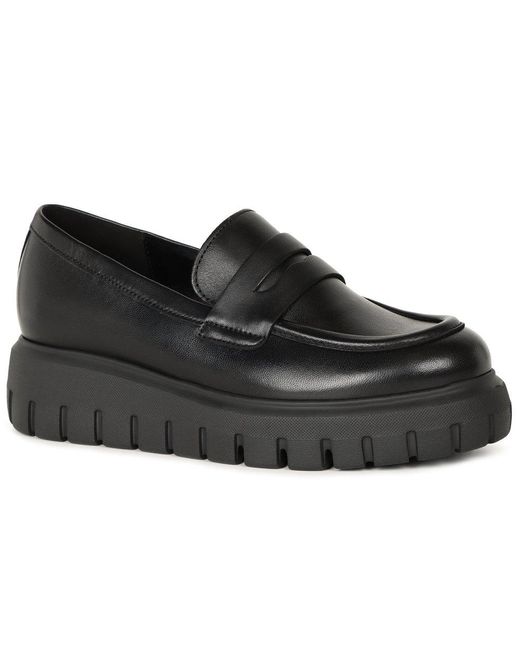 Gabor Black Tikka Penny Style Loafers
