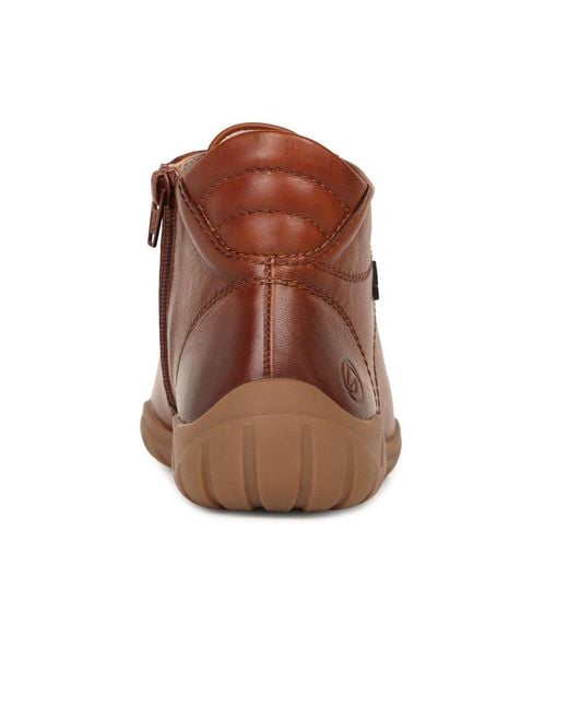 Remonte Brown Troop Ankle Boots