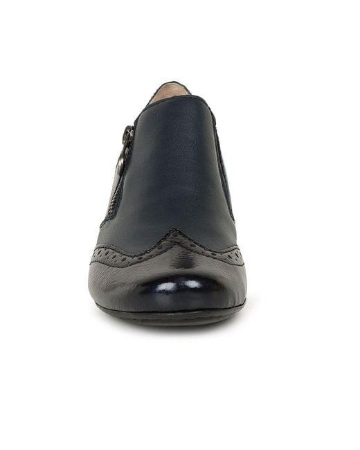 Rieker Blue Treat High Cut Court Shoes
