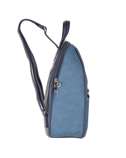 David Jones Blue Marina Backpack