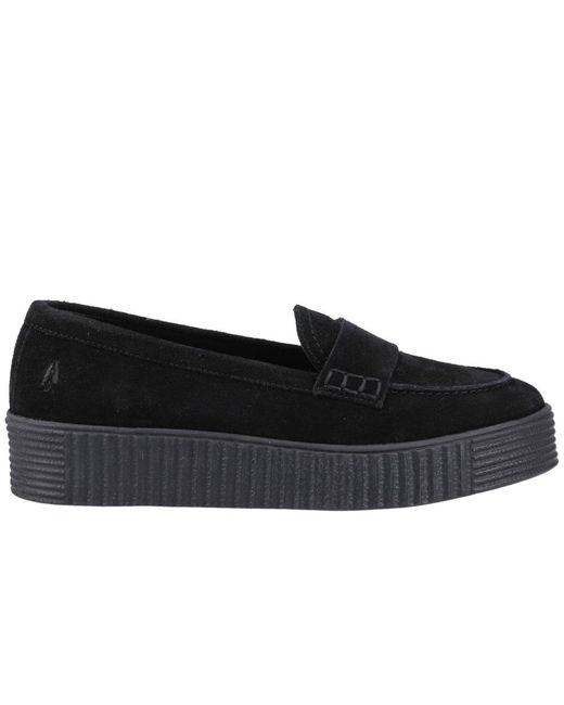 Hush Puppies Black Tamara Loafers