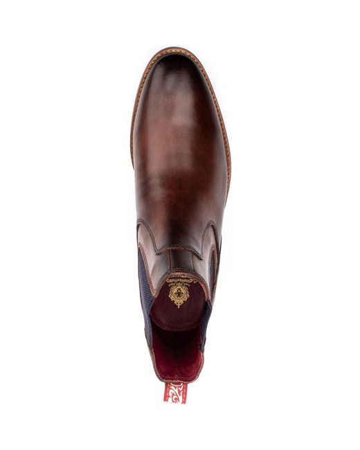 Base London Brown Scout Chelsea Boots for men