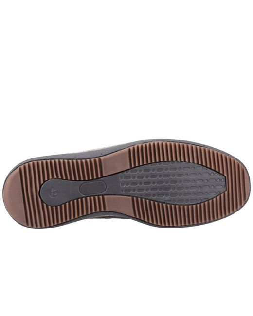 Hush Puppies Gray Kash Lace Up Shoes for men