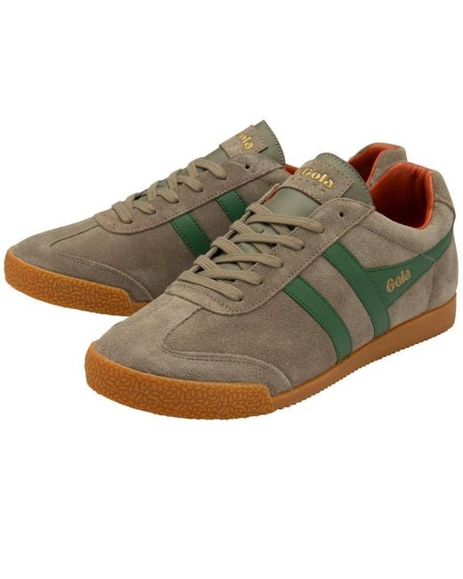 Gola Green Harrier Suede Trainers Size: 7 for men