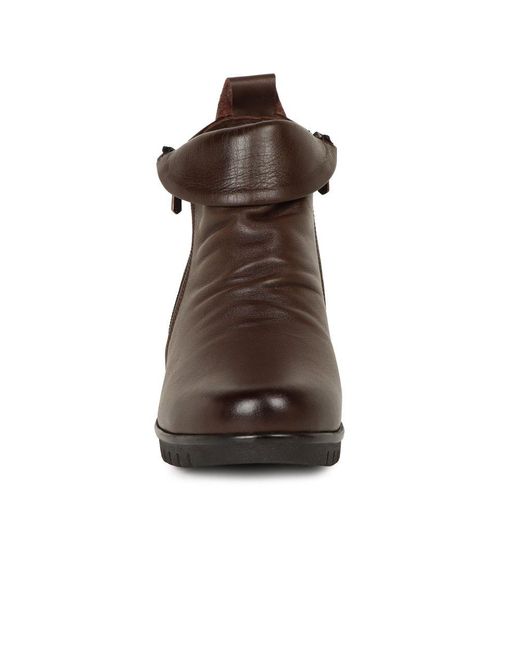 Lotus Green Cordelia Ankle Boots