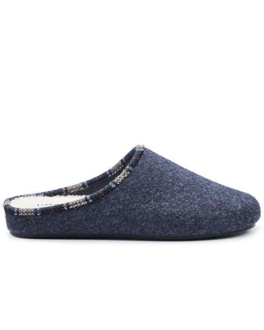 Hotter Blue Snooze Slippers for men