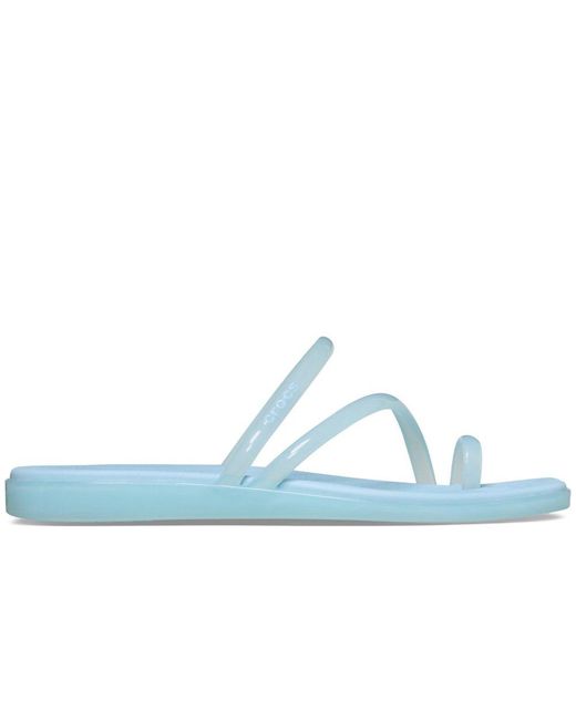 CROCSTM Blue Miami Jelly Toe Loop Sandals