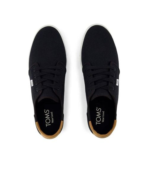 TOMS White Carlo 2.0 Canvas Trainers for men