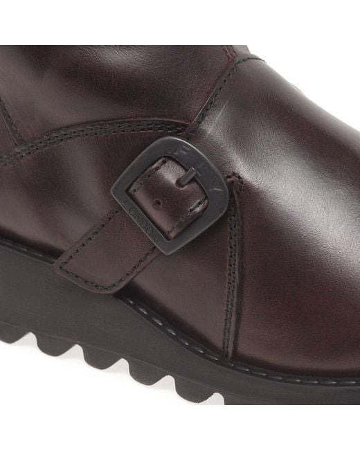Fly London Brown Mes 2 Leather Calf Boots