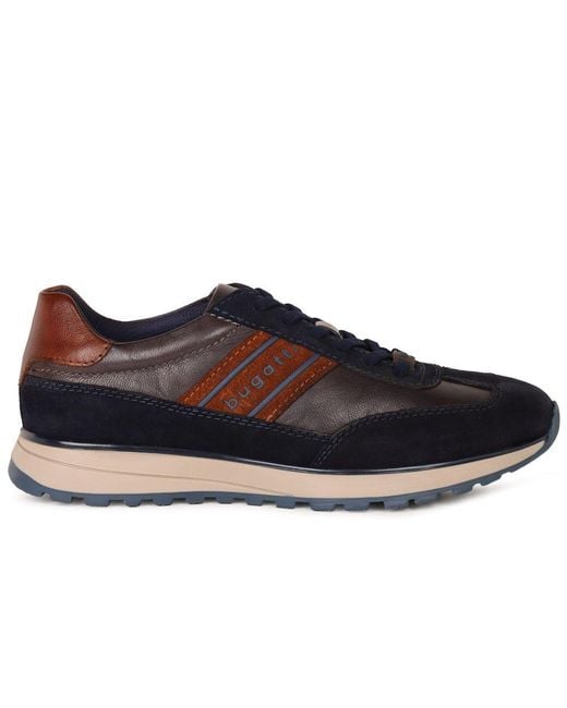 Bugatti Blue Timon Trainers for men
