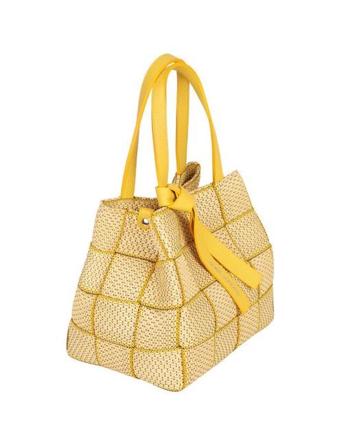 Alma Tonutti Yellow Chiara Grab Bag