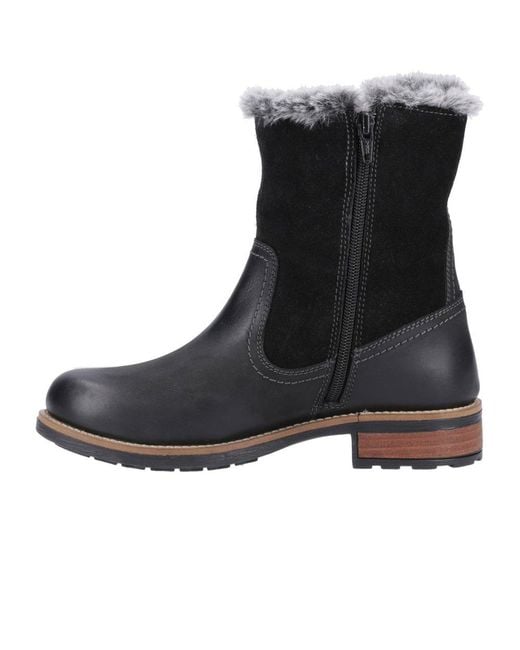 Cotswold Black Kemerton Ankle Boots