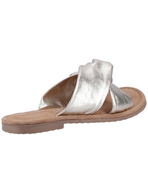 Hush Puppies Brown Amy Wide Fit Sandals