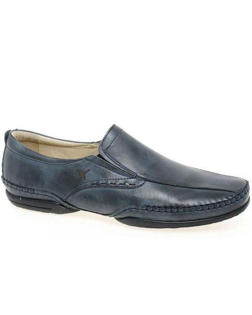 Pikolinos Blue Ricardo Mens Slip On Casual Shoes for men